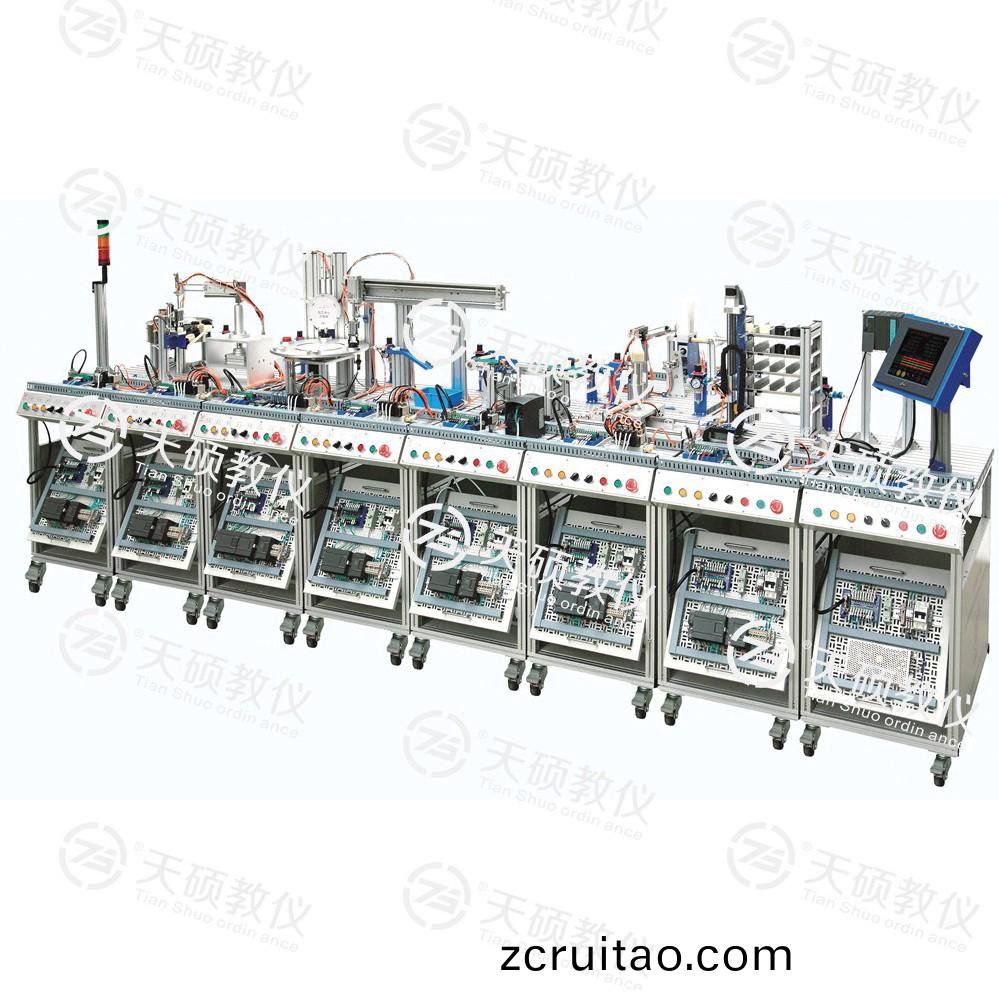TSEMRX-3型(xing) MES網(wǎng)(wang)絡(luò)(luo)型糢(mo)塊(kuai)式(shi)柔性(xing)自動(dòng)化(hua)生(sheng)産線(xian)實(shí)訓(xùn)(xun)係統(tǒng)（八站(zhan)）