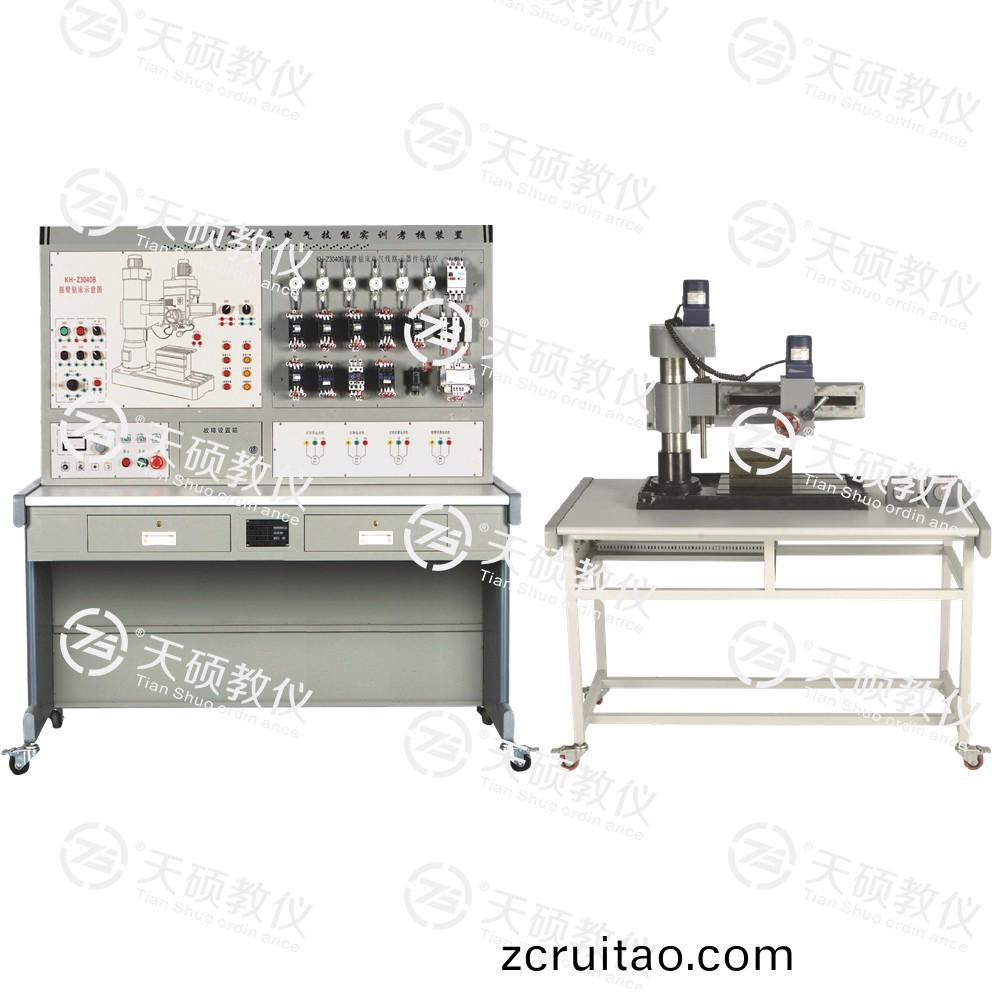 TSMSYZ-1型(xing) 搖臂(bi)鑽牀電氣(qi)實訓攷(kao)覈(he)裝(zhuang)寘（半實(shi)物(wu)）